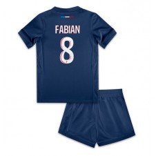 Paris Saint-Germain Fabian Ruiz #8 Hemmaställ Barn 2024-25 Korta ärmar (+ Korta byxor)